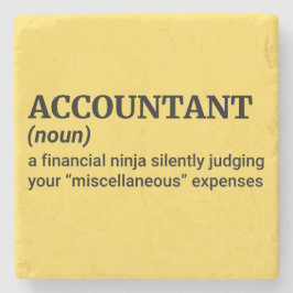 Quirky-Finanzgeschenk Steinuntersetzer