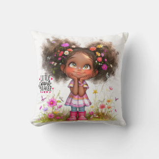 Quirky Girl Heartbreaker Throw Kissen