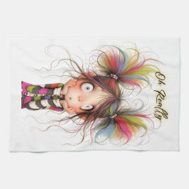 Quirky Girl Oh Really Kitchen Handtücher