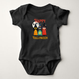 Quirky Hexen Happy Halloween Spooky Niedlich Baby Strampler