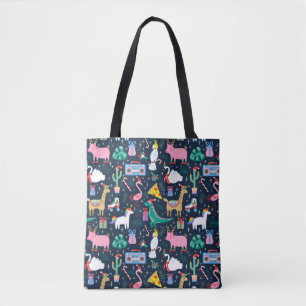 Quirky Holiday Animations and Icons Muster Tasche