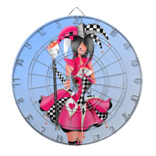 Quirky Jester & Puppet King Dartboard Dartscheibe
