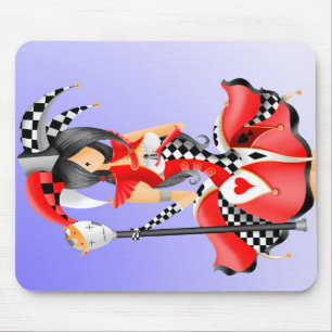 Quirky Jester und Puppet King Mousepad