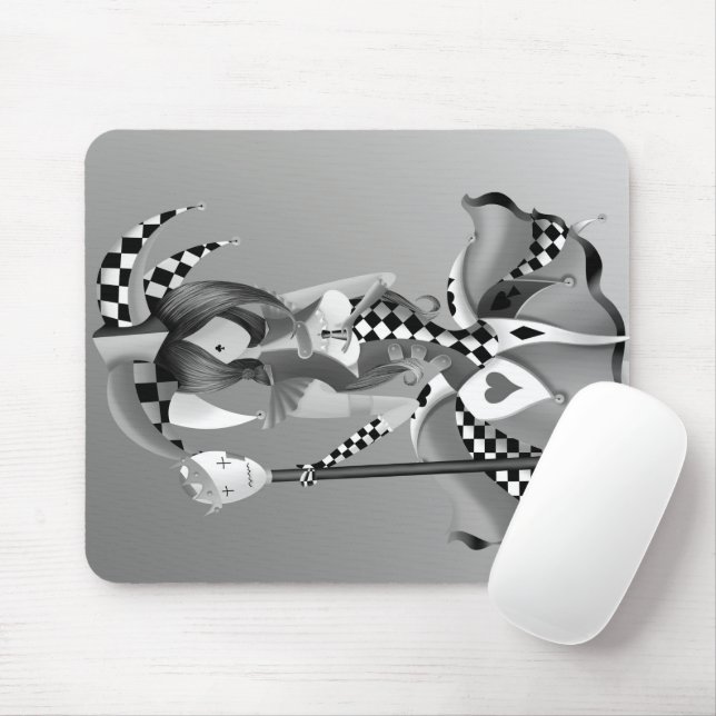 Quirky Jester und Puppet King Mousepad (Mit Mouse)