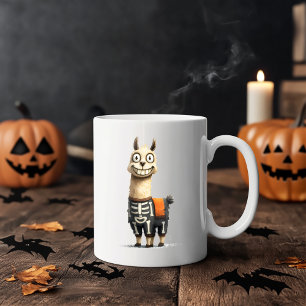 Quirky Lama Halloween Kaffeetasse