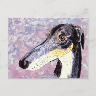 Quirky Lurcher Postkarte