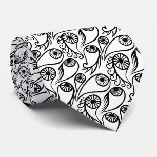 Quirky Paisley Eye Pattern Creepy Funny Funny Hall Krawatte