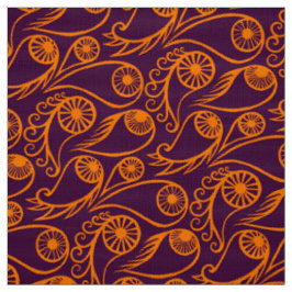 Quirky Paisley Eye Pattern Creepy Funny Funny Hall Stoff