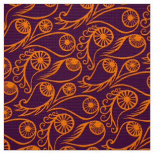 Quirky Paisley Eye Pattern Creepy Funny Funny Hall Stoff