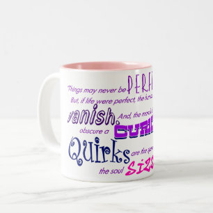 Quirky Perfecto Two-Tone-Kaffee-Tasse Zweifarbige Tasse