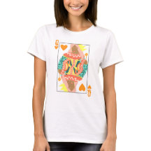Quirky Queen of Hearts Playing Card Stilvoll