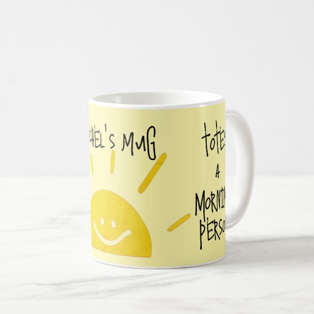 Quirky sassy Tasse Morgenmensch (VorderseiteRechts)