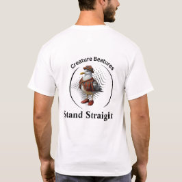 Quirky Seagull in Scottish Tartan | Funny Sarcasm T-Shirt