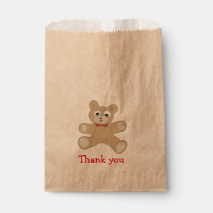 Quirky Teddy Bär Danke Geschenktütchen
