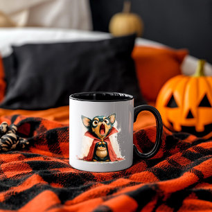 Quirky Vampire Halloween Kaffeetasse