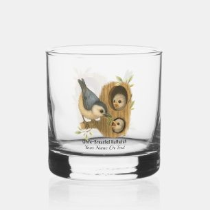 Quirky-Weiß-Brüste Whiskyglas