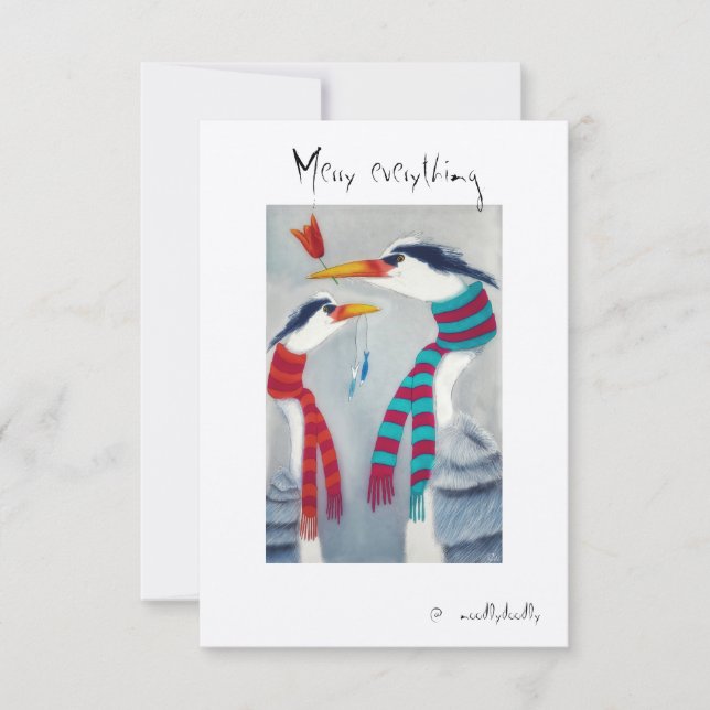 Quirlige Karten für Angehörige (Vorderseite)