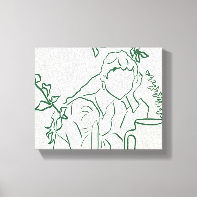 Quite Abend Leinwanddruck (Vorderseite)