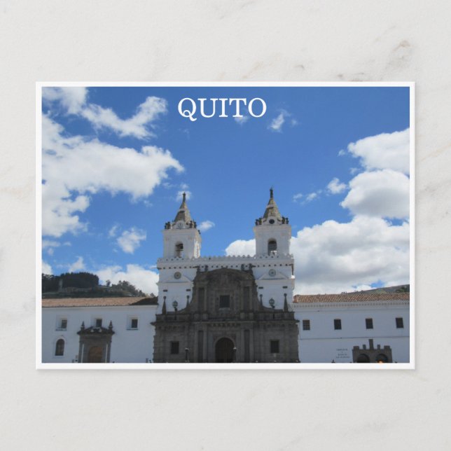 Quito Architektur Postkarte (Vorderseite)