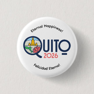 Quito Ecuador 2026 International Convention Pin Button