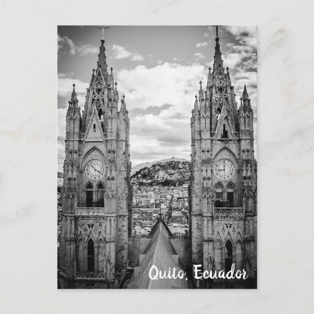 Quito, Ecuador Basílica del Voto Nacional Postkarte (Vorderseite)