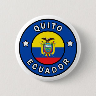 Quito Ecuador Button