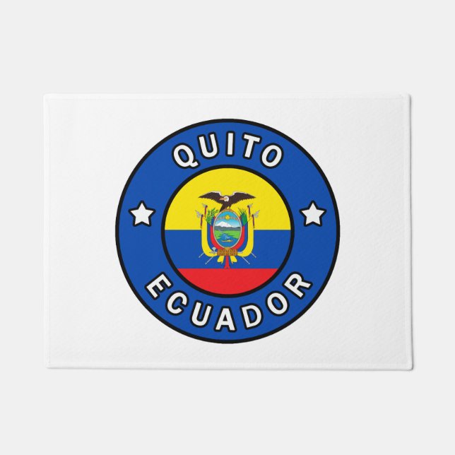 Quito Ecuador Fußmatte (Vorderseite)