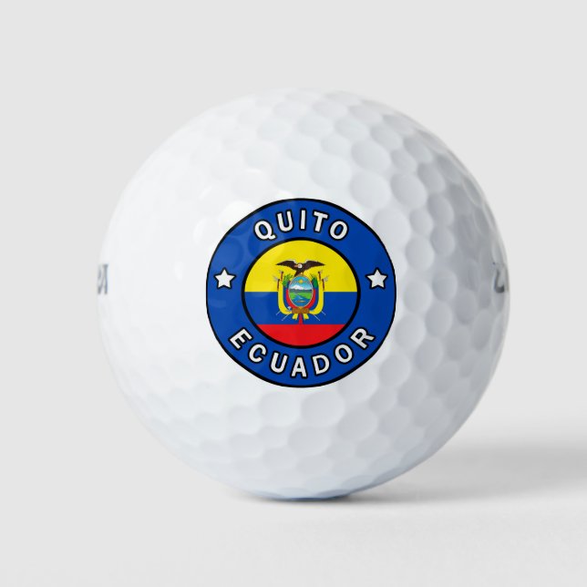 Quito Ecuador Golfball (Vorderseite)