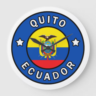Quito Ecuador Große Wanduhr