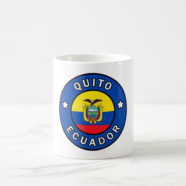 Quito Ecuador Kaffeetasse (Mittel)