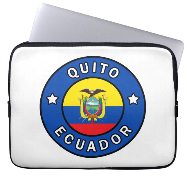Quito Ecuador Laptopschutzhülle (Vorderseite)