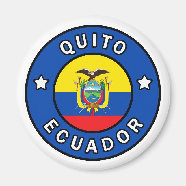 Quito Ecuador Magnet (Vorne)