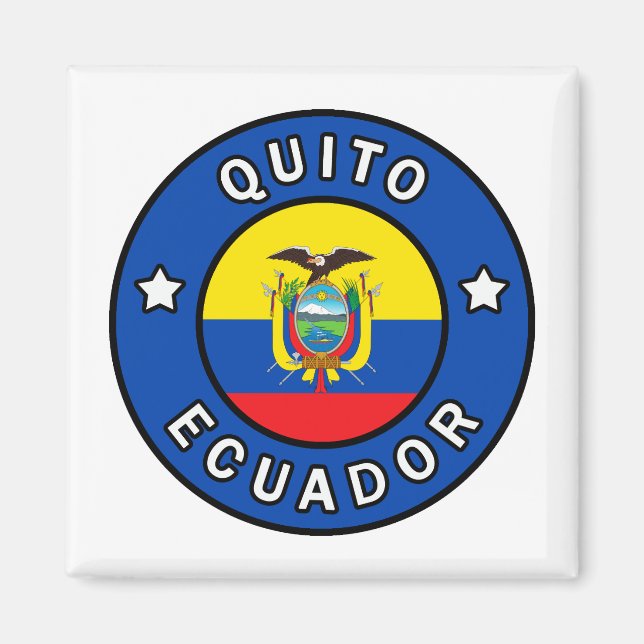 Quito Ecuador Magnet (Vorne)