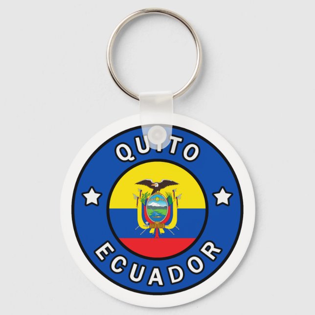 Quito Ecuador Schlüsselanhänger (Vorderseite)