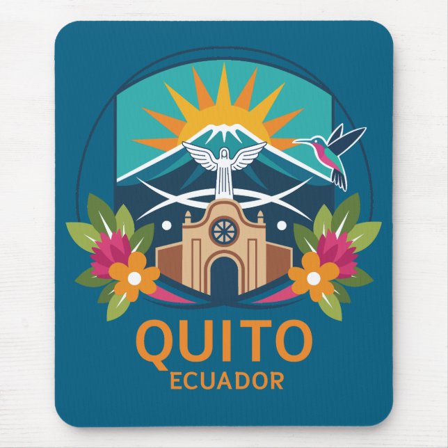 Quito Ecuador South America Mousepad (Vorne)