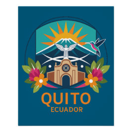 Quito Ecuador South America Poster
