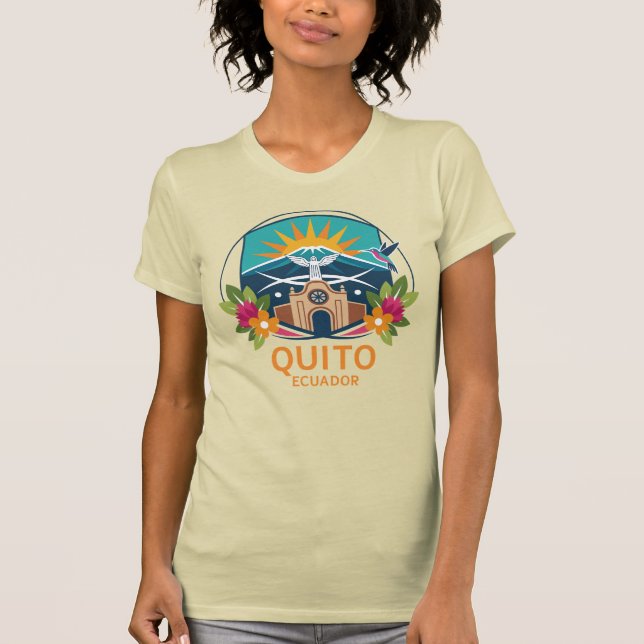Quito Ecuador South America T-Shirt (Vorderseite)