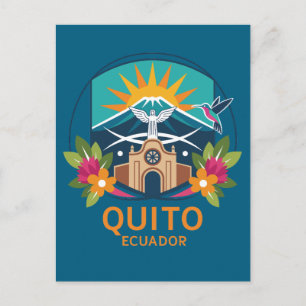 Quito Ecuador Südamerika Postkarte