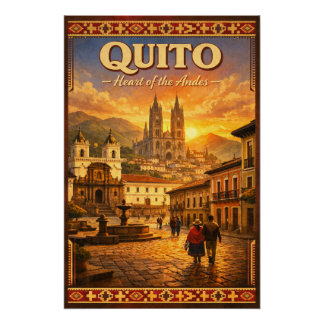 QUITO – Heart of the Andes Poster