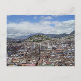 Quito, Luftbild Ecuadors Postkarte