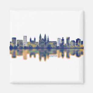 Quito Skyline Magnet