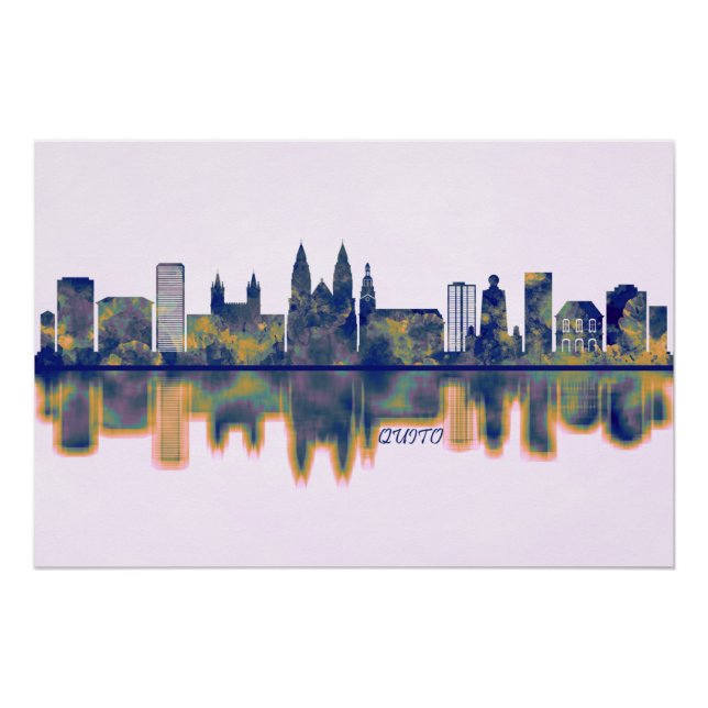 Quito Skyline Poster (Vorderseite)