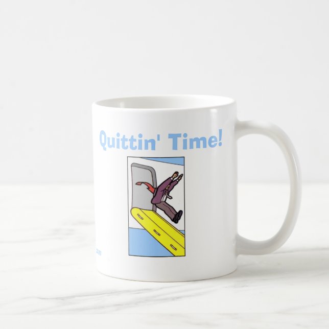 Quittin Zeit! - Steven-Schieferdecker Kaffeetasse (Rechts)