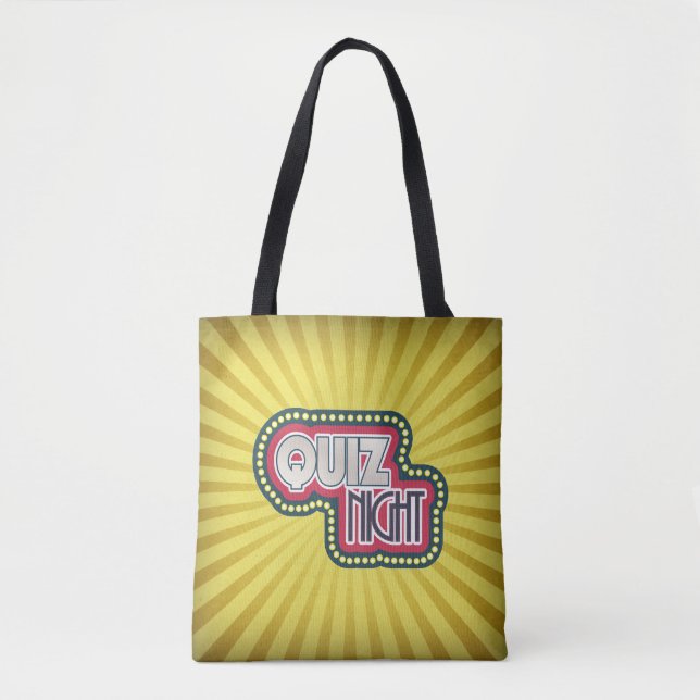 Quiz Night Trivia Party Tasche (Vorderseite)