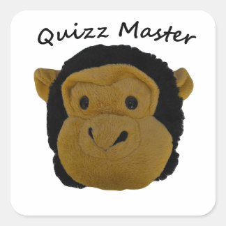 Quizz Master Quadratischer Aufkleber