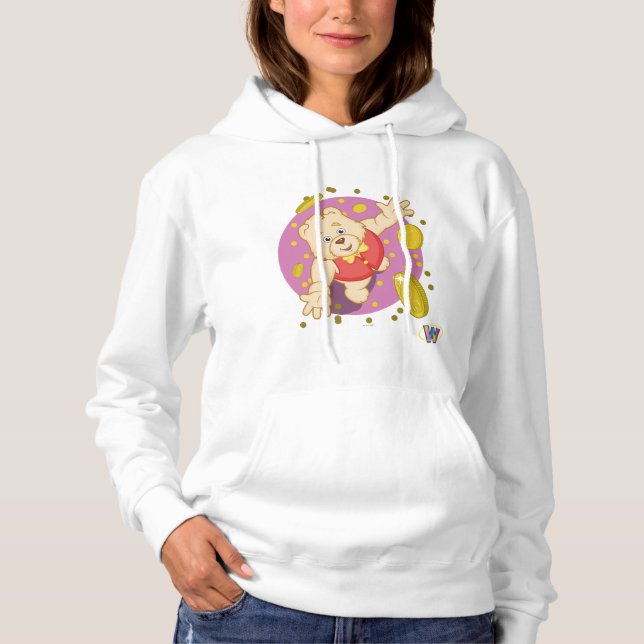 Quizzy Bear Hoodie (Vorderseite)