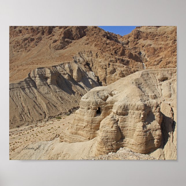 Qumran Höhle Israel Canvas Print Poster (Vorne)