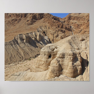 Qumran Höhle Israel Canvas Print Poster
