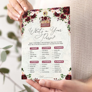 Quoi de neuf dans votre sac Carte de voyage Carte 