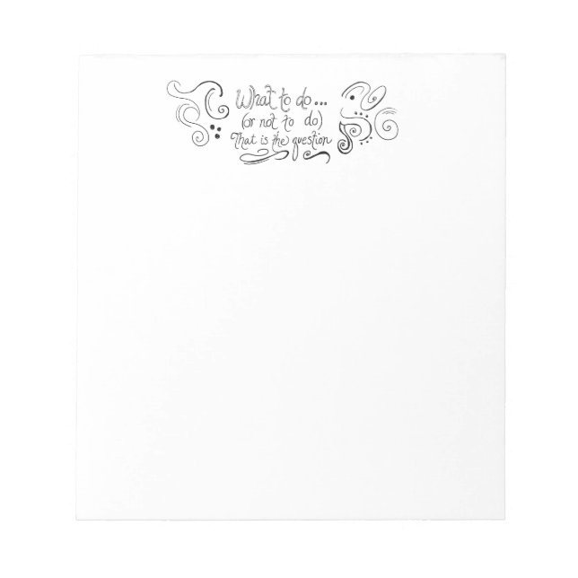 quoi faire ou ne pas faire bloc-notes - fun Shakes (Devant)